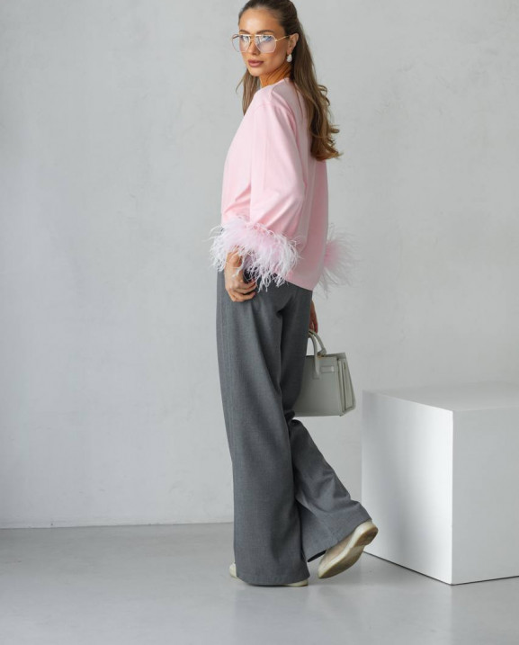 70 Лонгслів з пір’ям